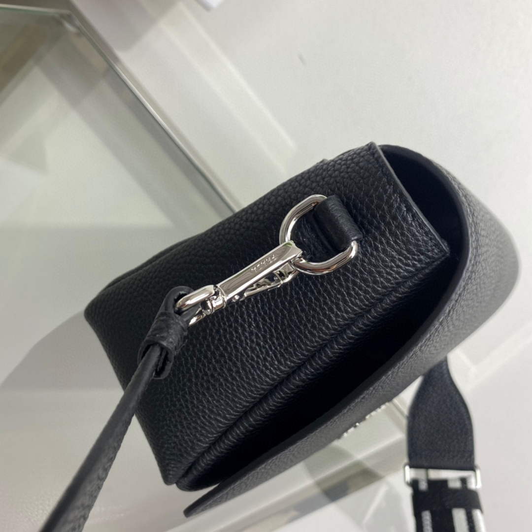 Prada 1BD314 Leather shoulder bag Black - Default Title - View 5