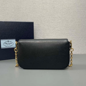 Prada 1BD356 Saffiano leather mini-bag Black - Default Title - View 2