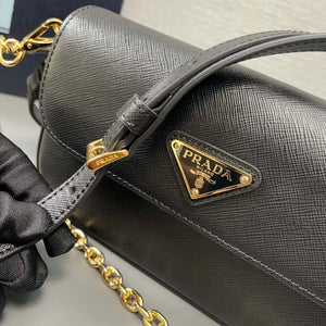 Prada 1BD356 Saffiano leather mini-bag Black - Default Title - View 6
