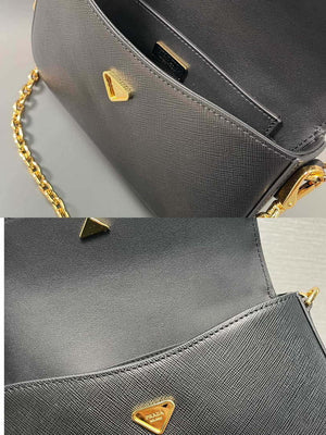 Prada 1BD356 Saffiano leather mini-bag Black - Default Title - View 9