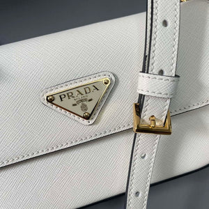 Prada 1BD356 Saffiano leather mini-bag White - Default Title - View 5