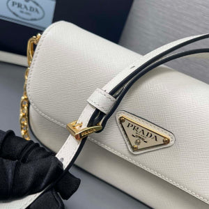 Prada 1BD356 Saffiano leather mini-bag White - Default Title - View 8