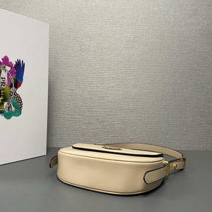 Prada 1BD365 Leather shoulder bag Beige - Default Title - View 4