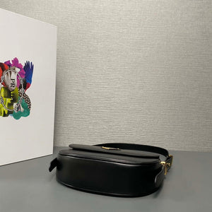 Prada 1BD365 Leather shoulder bag Black - Default Title - View 4