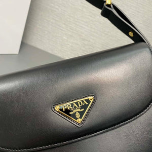 Prada 1BD365 Leather shoulder bag Black - Default Title - View 5