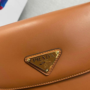 Prada 1BD365 Leather shoulder bag Brown - Default Title - View 5
