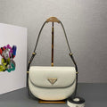 Prada 1BD365 Leather shoulder bag White - Default Title - View 1