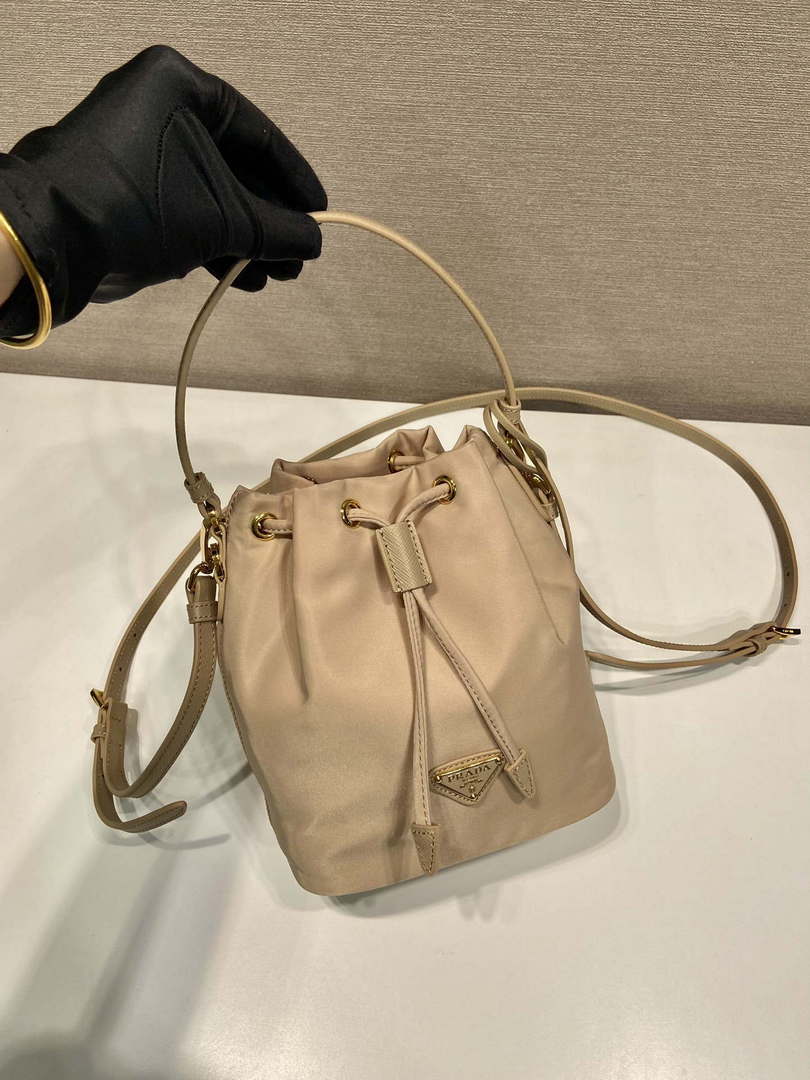 Prada 1BE067 Re-Nylon Satin mini-bag Apricot - Default Title - View 2