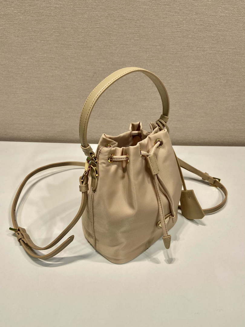 Prada 1BE067 Re-Nylon Satin mini-bag Apricot - Default Title - View 3