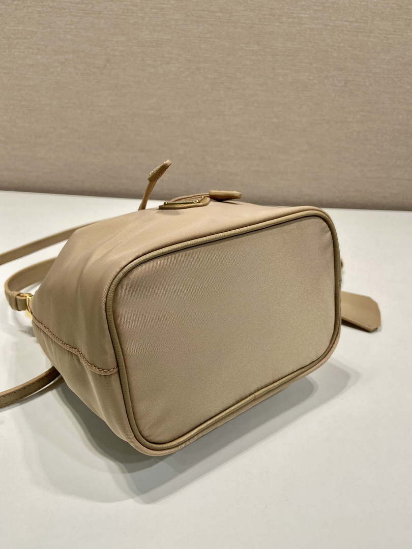 Prada 1BE067 Re-Nylon Satin mini-bag Apricot - Default Title - View 6