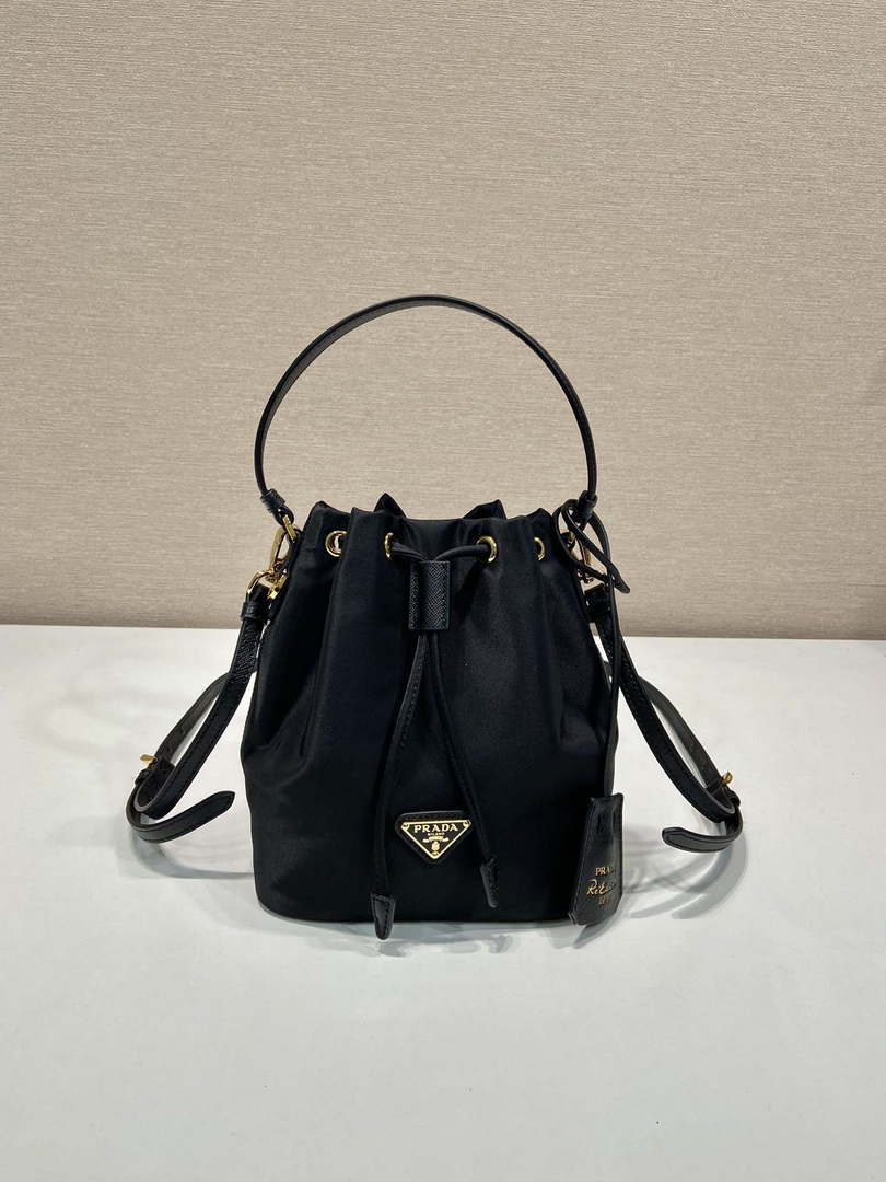 Prada 1BE067 Re-Nylon Satin mini-bag Black - Default Title - View 1