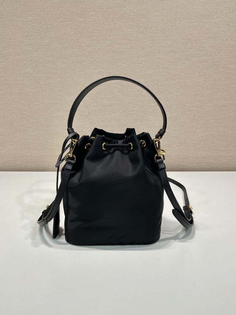 Prada 1BE067 Re-Nylon Satin mini-bag Black