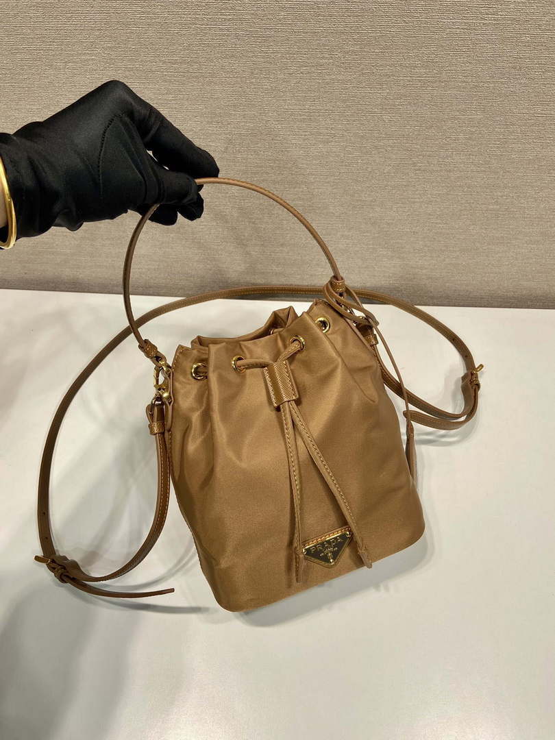 Prada 1BE067 Re-Nylon Satin mini-bag Brown - Default Title - View 2