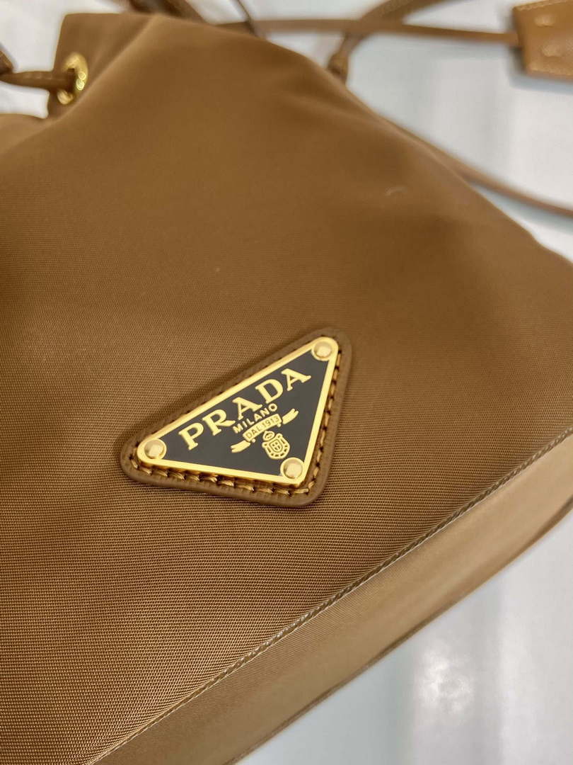 Prada 1BE067 Re-Nylon Satin mini-bag Brown - Default Title - View 7