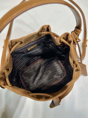 Prada 1BE067 Re-Nylon Satin mini-bag Brown - Default Title - View 8