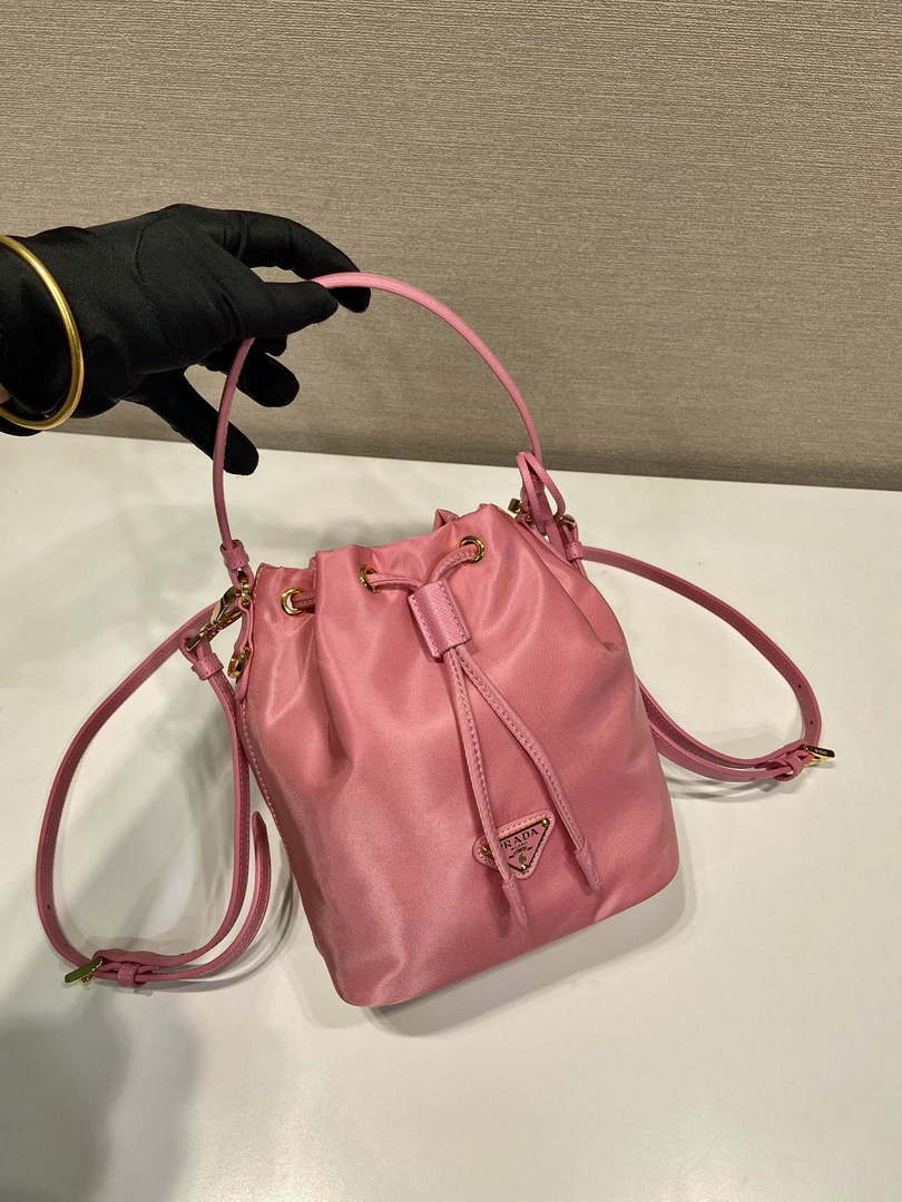 Prada 1BE067 Re-Nylon Satin mini-bag Pink - Default Title - View 2