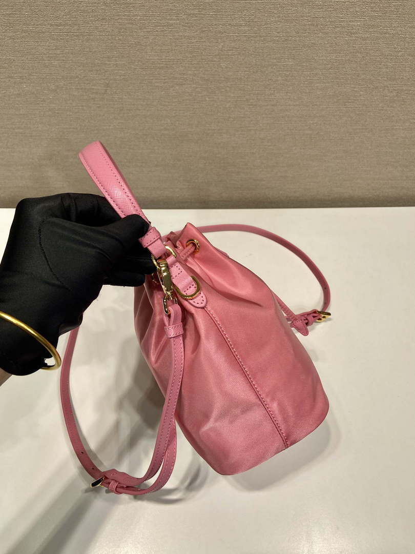 Prada 1BE067 Re-Nylon Satin mini-bag Pink - Default Title - View 5