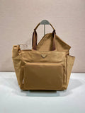 Prada  1BG102_RV44_F0002_V_OOO Re-Nylon baby bag Camel