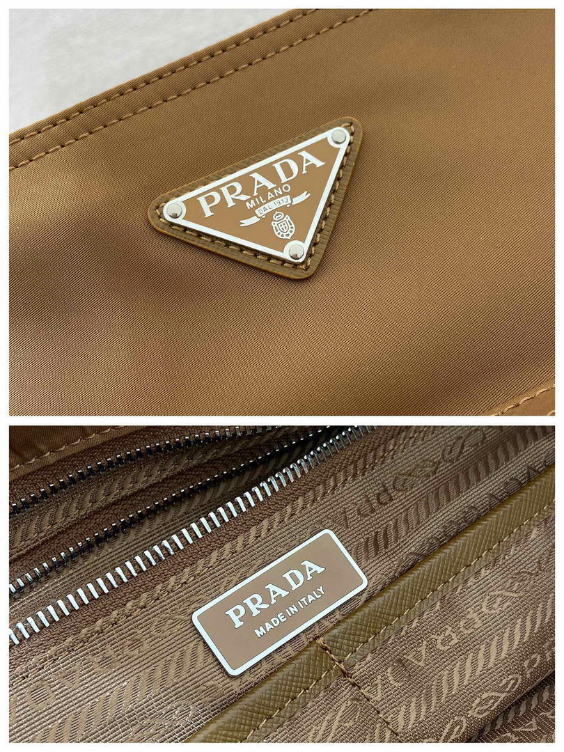 Prada  1BG102_RV44_F0002_V_OOO Re-Nylon baby bag Camel