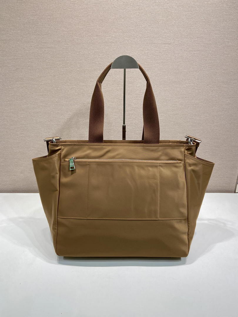Prada  1BG102_RV44_F0002_V_OOO Re-Nylon baby bag Camel