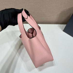 Prada 1BG335 Tote Leather Bucket Handbag Pink - Default Title - View 7