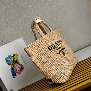 Prada 1BG392 Large Crochet tote bag Apricot - Default Title - View 2