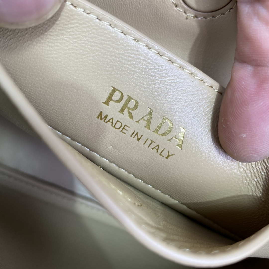 Prada 1BG443 Prada Double Saffiano leather mini bag Tan - Default Title - View 10