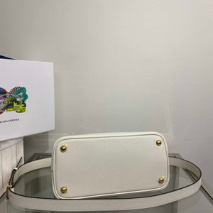 Prada 1BG443 Prada Double Saffiano leather mini bag White - Default Title - View 5