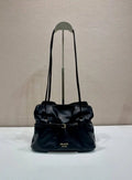 Prada 1BG586 Black Small Prada Dada nappa leather bag
