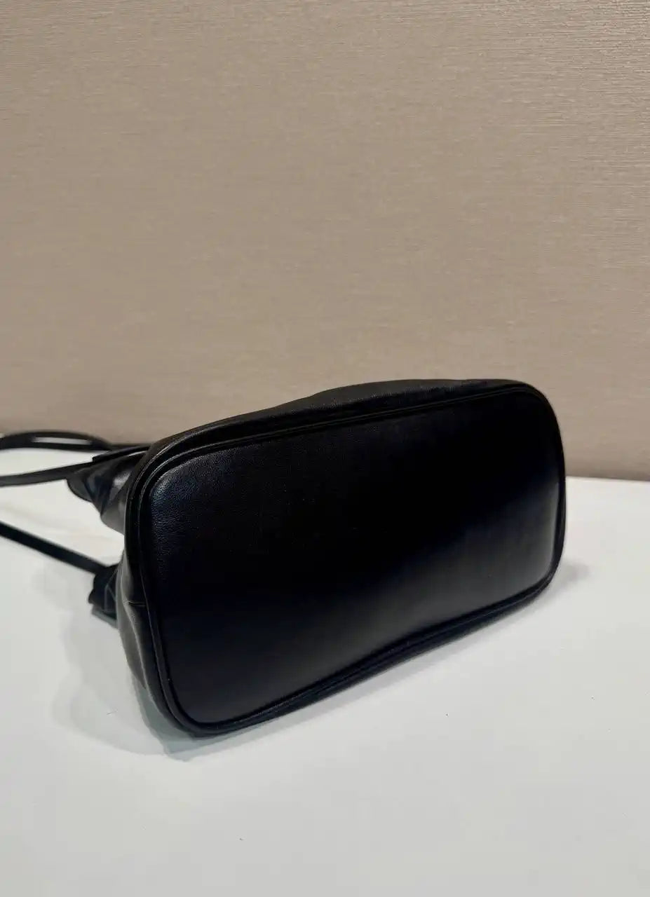 Prada 1BG586 Black Small Prada Dada nappa leather bag
