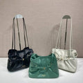 Prada 1BG586 Green Small Prada Dada nappa leather bag