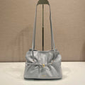 Prada 1BG586 Light Gray Blue Small Prada Dada nappa leather bag - Default Title - View 1