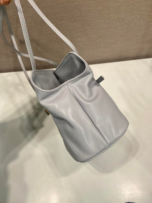 Prada 1BG586 Light Gray Blue Small Prada Dada nappa leather bag - Default Title - View 5