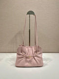 Prada 1BG586 Powder Pink Small Prada Dada nappa leather bag