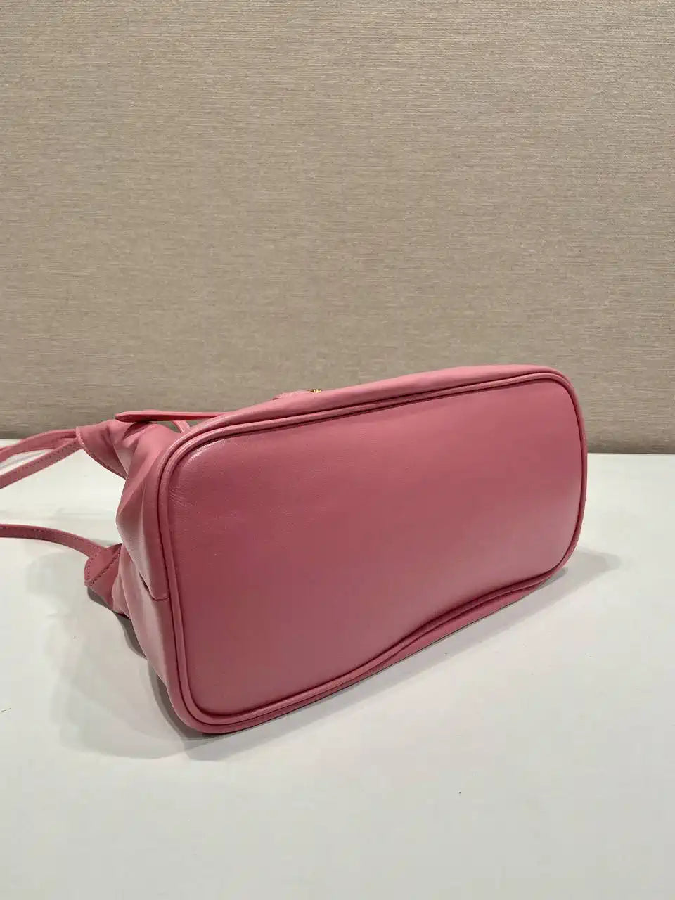 Prada 1BG586 Rose Red Small Prada Dada nappa leather bag