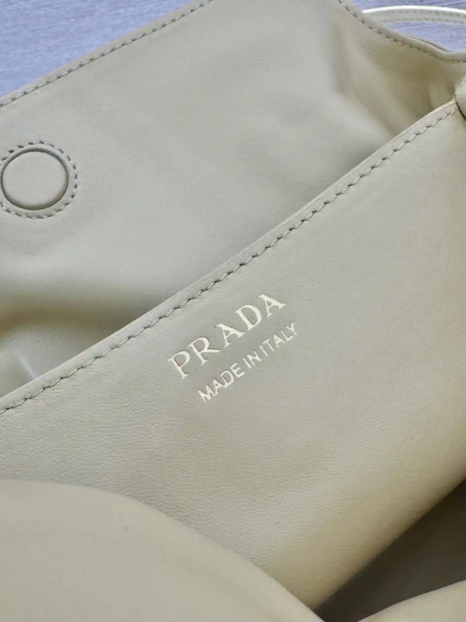 Prada 1BG586 Yellow Small Prada Dada nappa leather bag