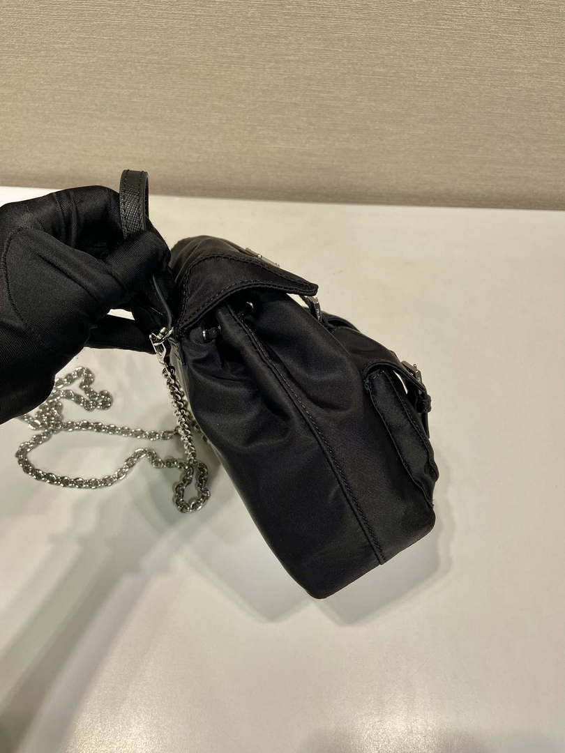 Prada 1BH029 Re-Nylon mini backpack Black