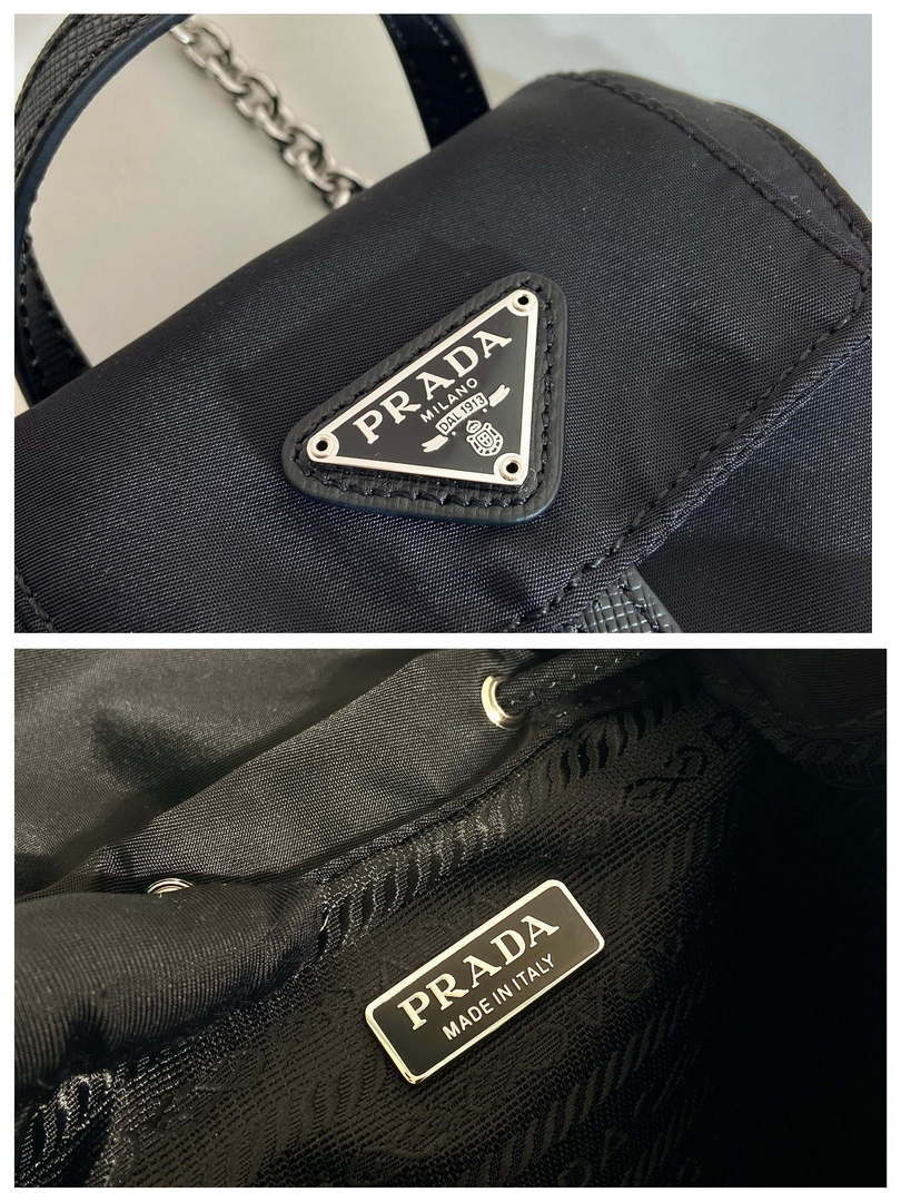 Prada 1BH029 Re-Nylon mini backpack Black