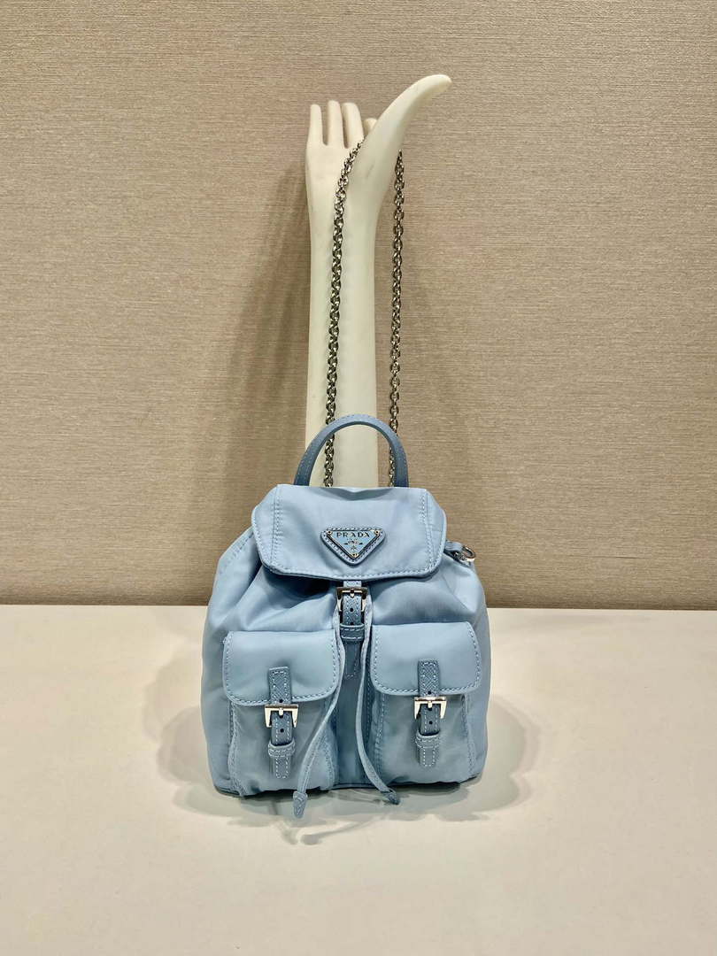 Prada 1BH029 Re-Nylon mini backpack Blue - Default Title - View 1