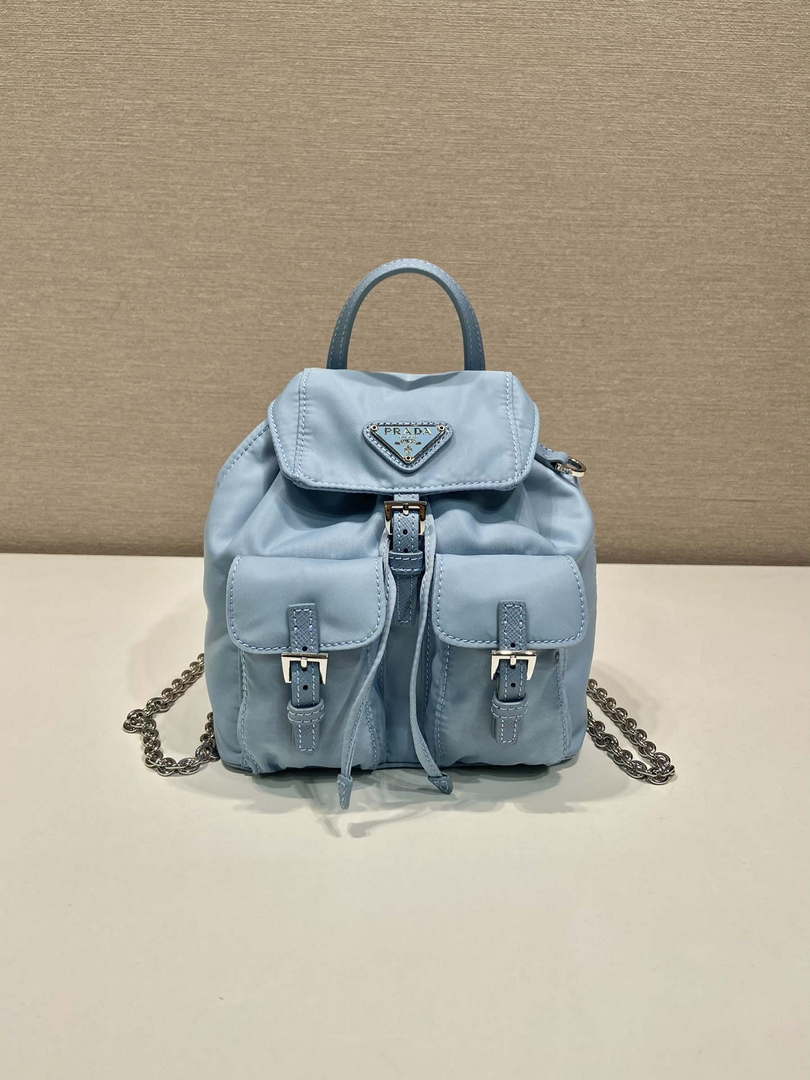 Prada 1BH029 Re-Nylon mini backpack Blue