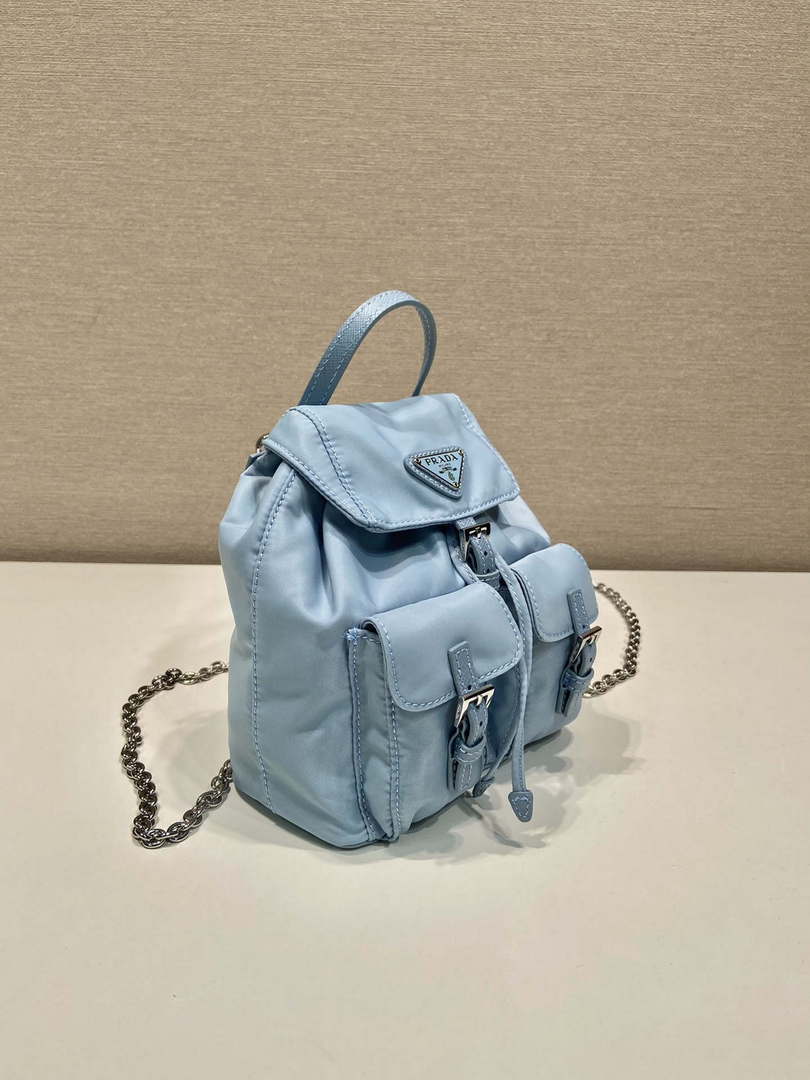 Prada 1BH029 Re-Nylon mini backpack Blue - Default Title - View 3