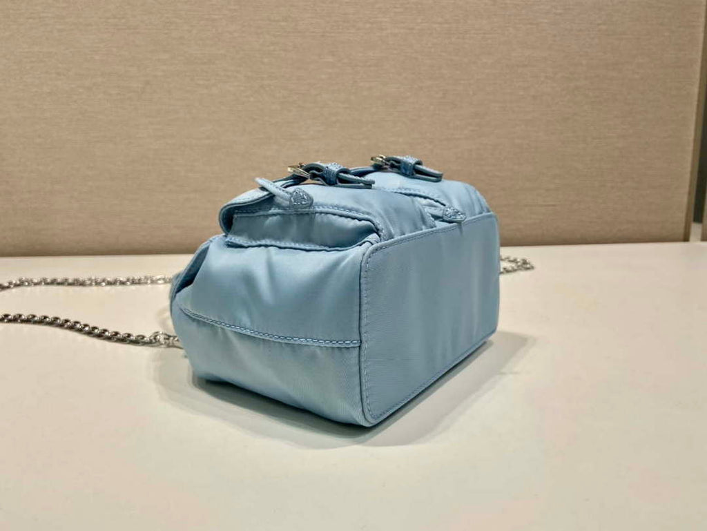 Prada 1BH029 Re-Nylon mini backpack Blue