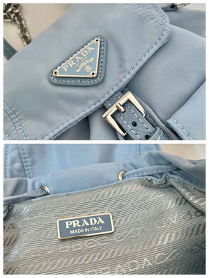 Prada 1BH029 Re-Nylon mini backpack Blue - Default Title - View 9