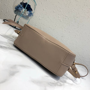 Prada 1BH082 Leather bag with shoulder strap Light Pink Gold - Default Title - View 3