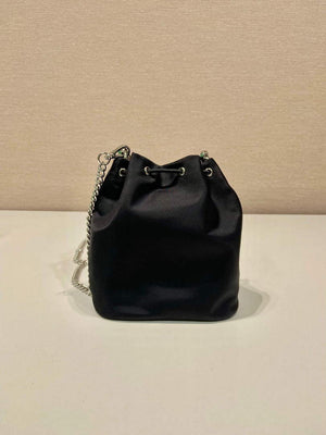 Prada 1BH112 imported nylon mini bucket bag Black - Default Title - View 5