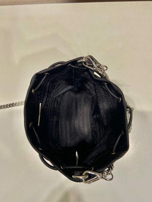 Prada 1BH112 imported nylon mini bucket bag Black - Default Title - View 8