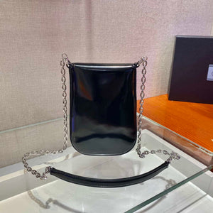 Prada 1BH185 Mini Cleo BRUSHED Leather Black - Default Title - View 5