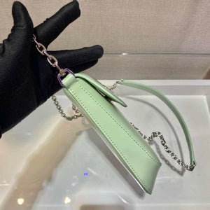 Prada 1BH185 Mini Cleo BRUSHED Leather Green - Default Title - View 8