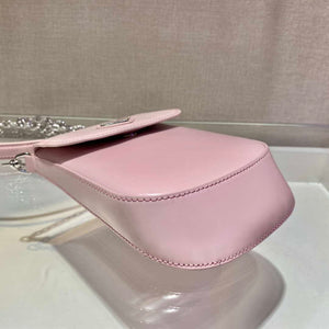 Prada 1BH185 Mini Cleo BRUSHED Leather Pink - Default Title - View 5