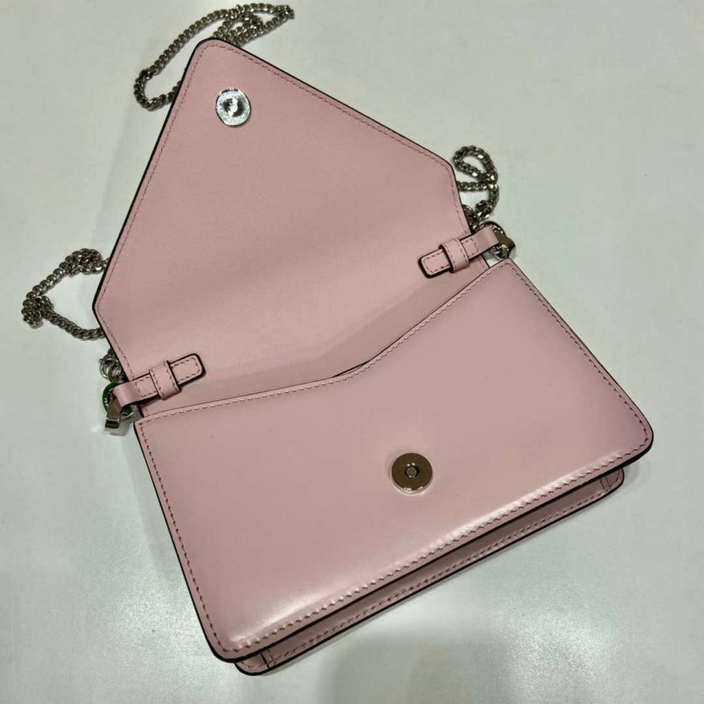 Prada 1BH189 Brushed leather shoulder bag Light Pink